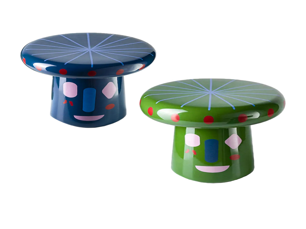 Bosa T Table Maxi Glossy Green Pinewood
