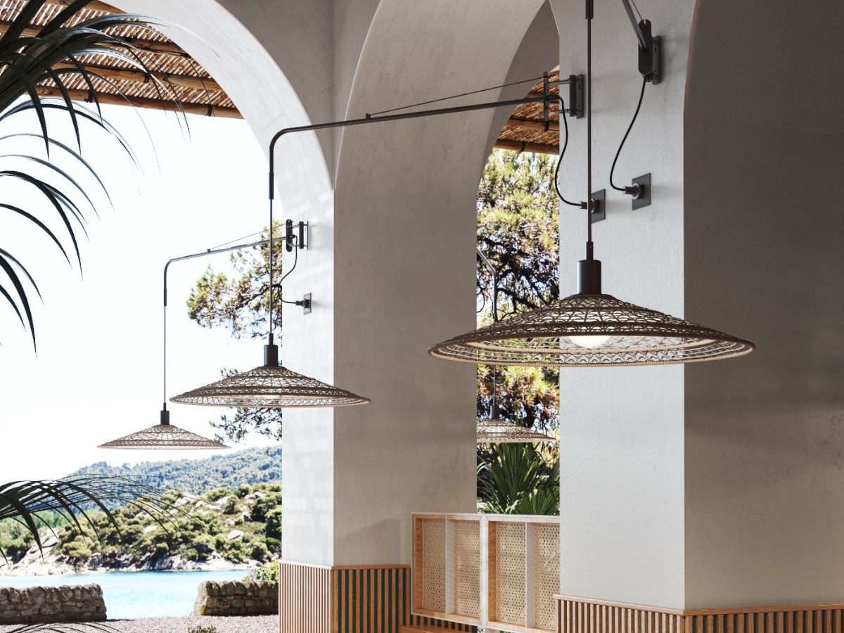 Bover Nans 55 A98 Outdoor Wall Lamp