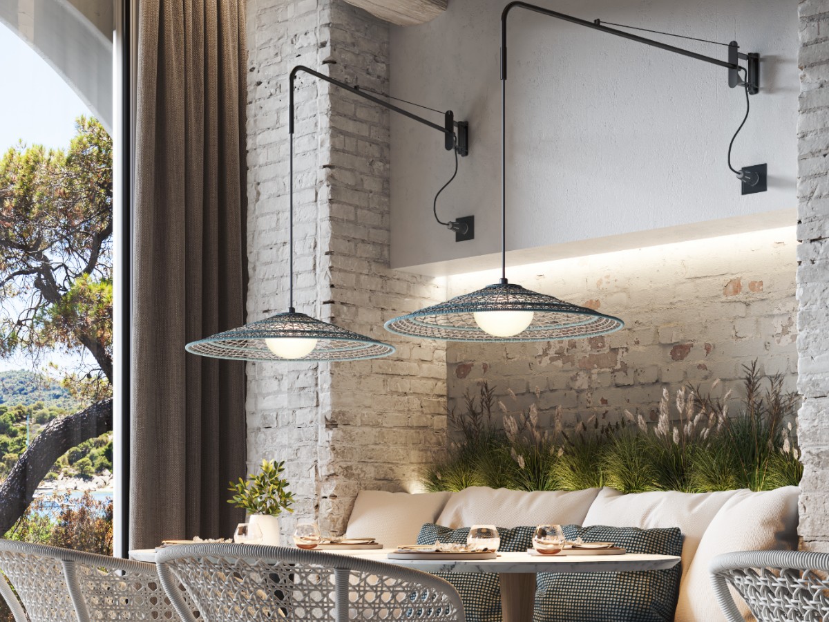 Bover Nans 55 A98 Outdoor Wall Lamp