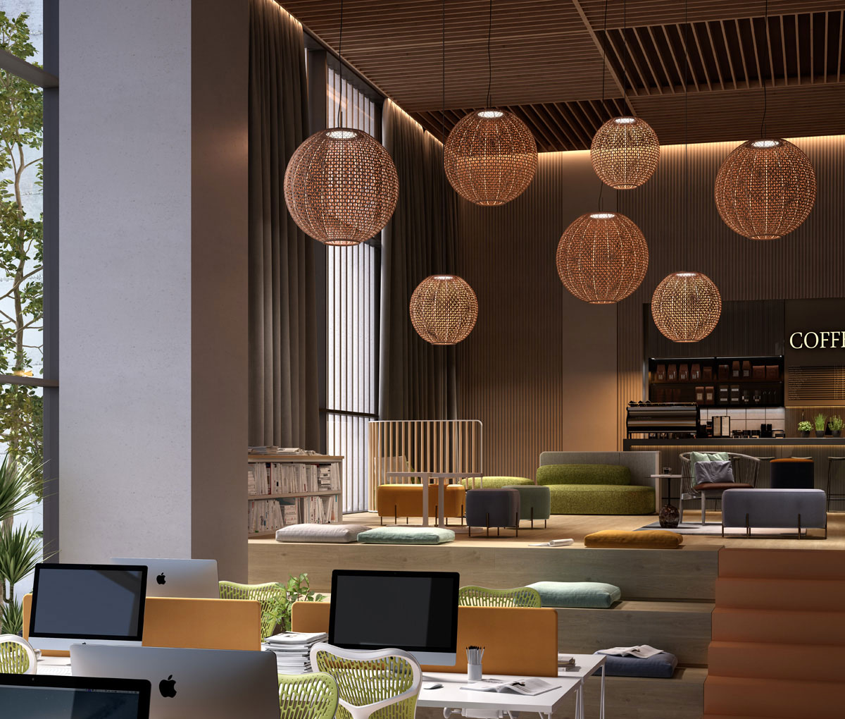 Bover Nans Sphere S80 Suspension Lamp Outdoor