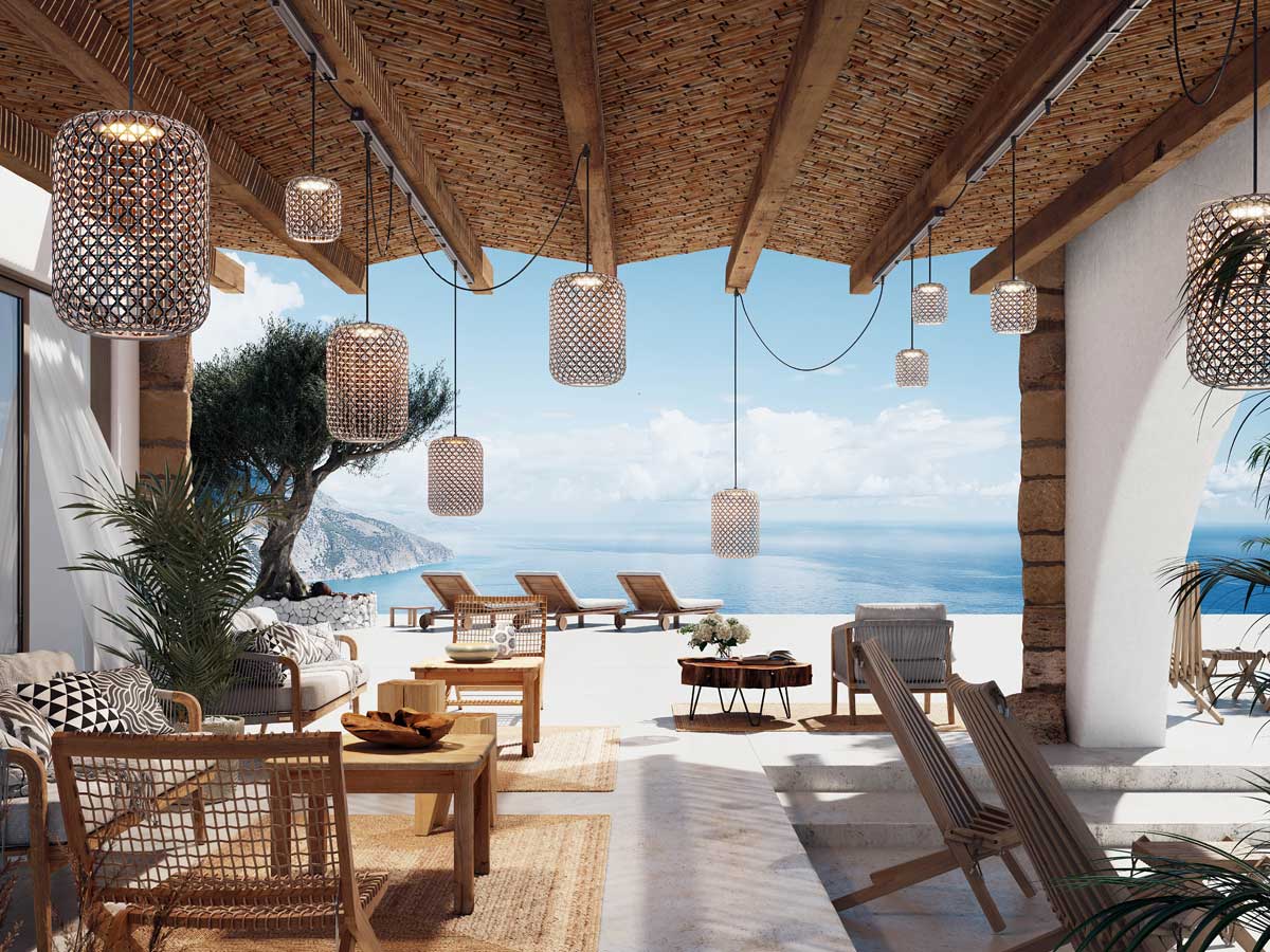 Bover Outrack Nans Pf3124l Outdoor Suspension Lamp