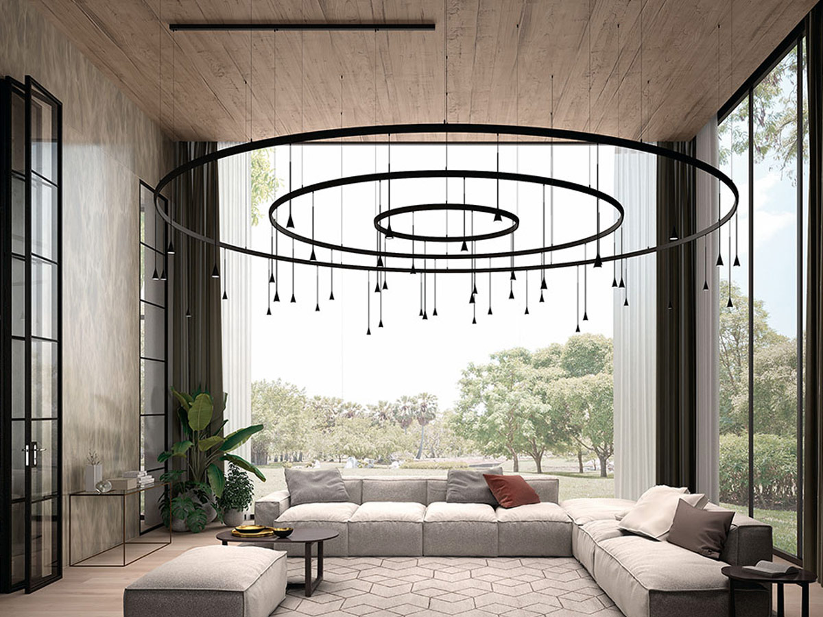 Bover Skybell Circle S 62l 42 Suspension Lamp