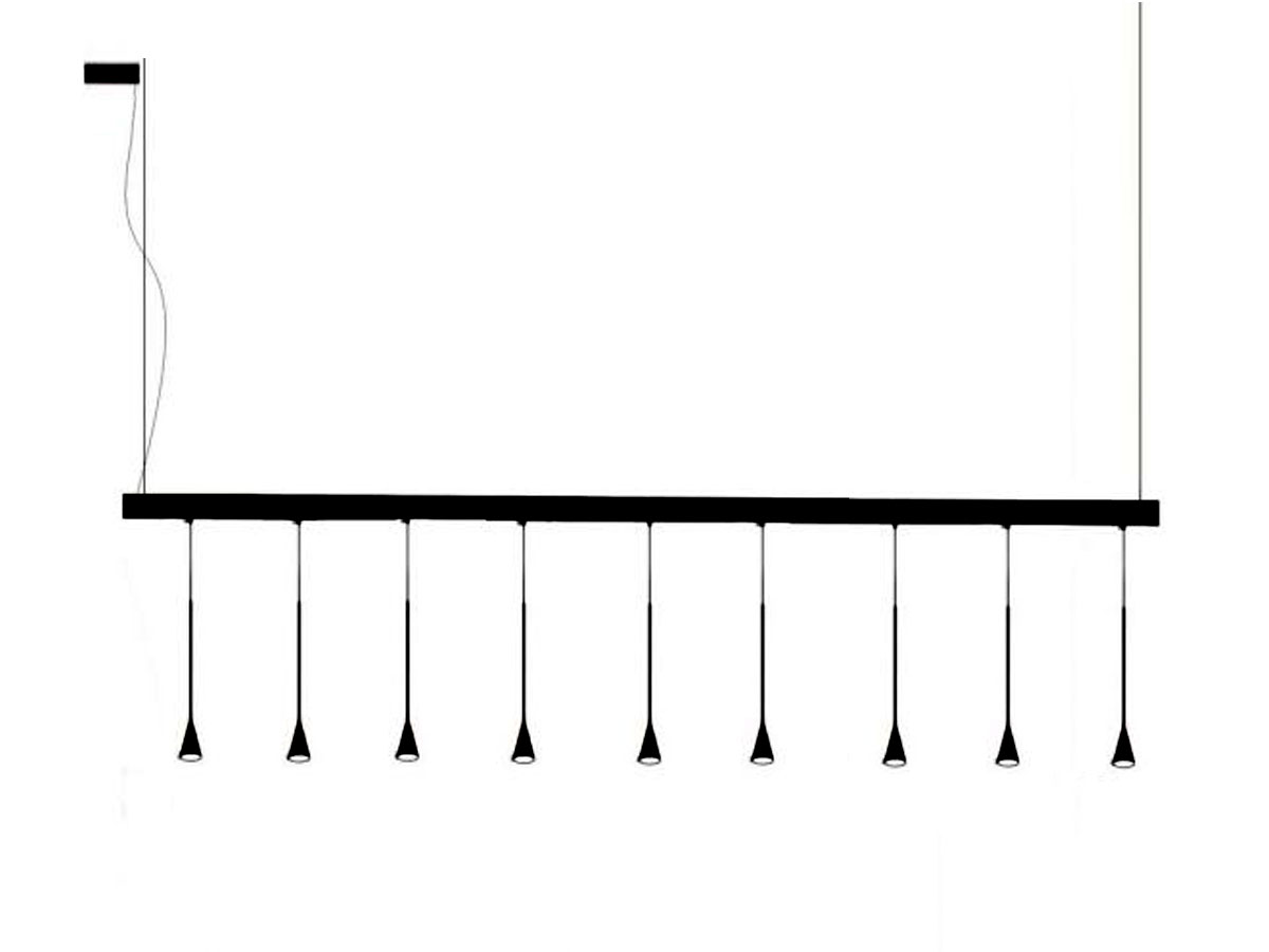 Bover Skybell Linear Collection Lamps