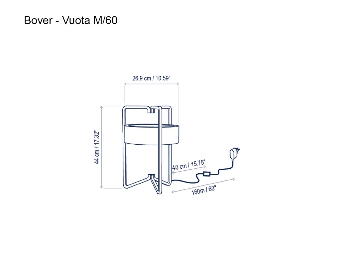 Bover Vuota M60 Table Lamp