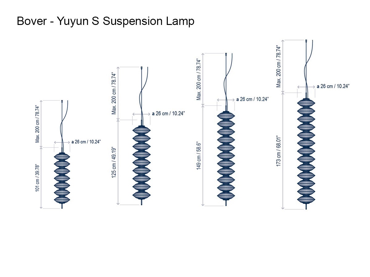 Bover Yuyun S Suspension Lamp
