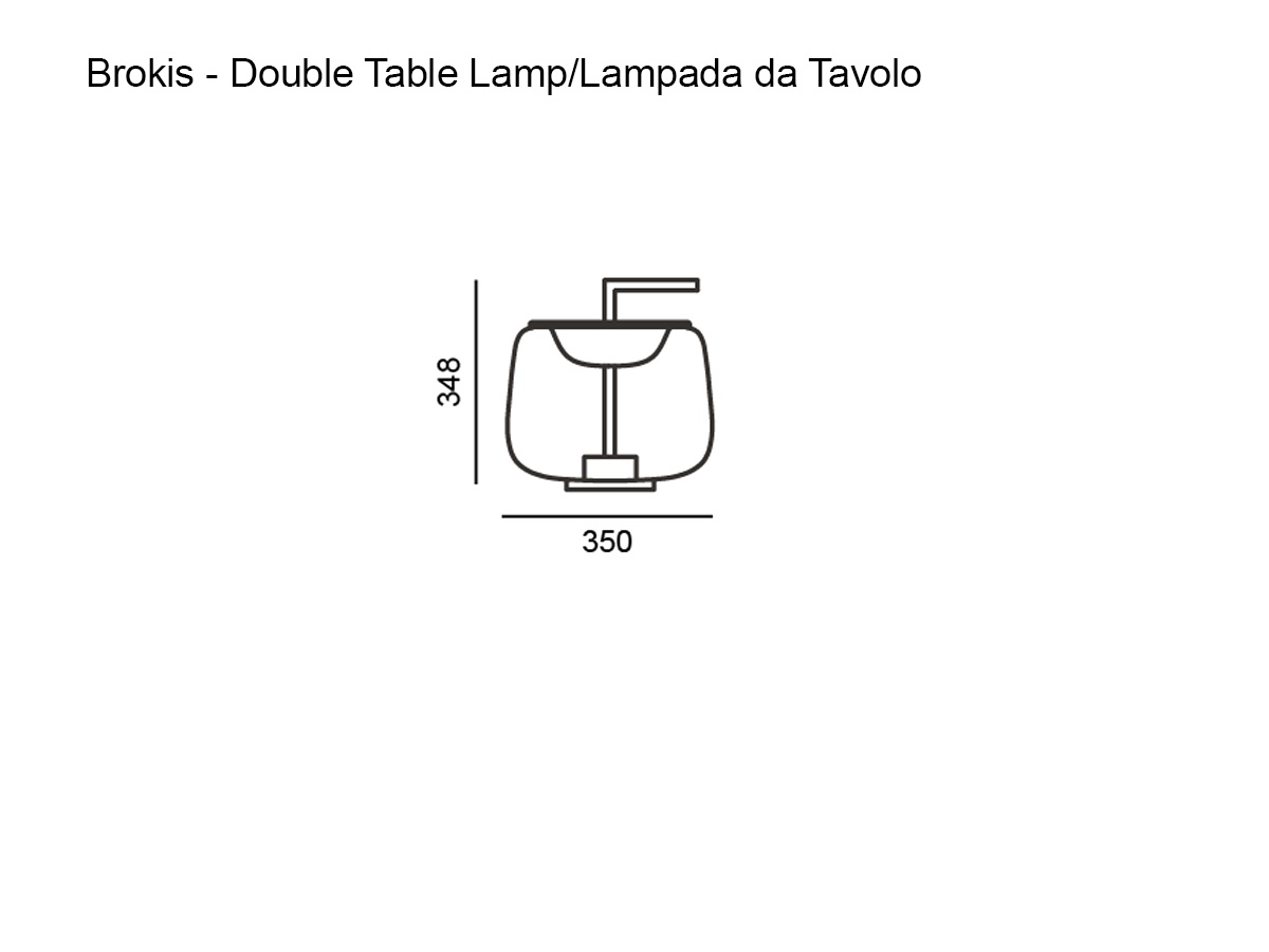 Brokis Double Table Lamp