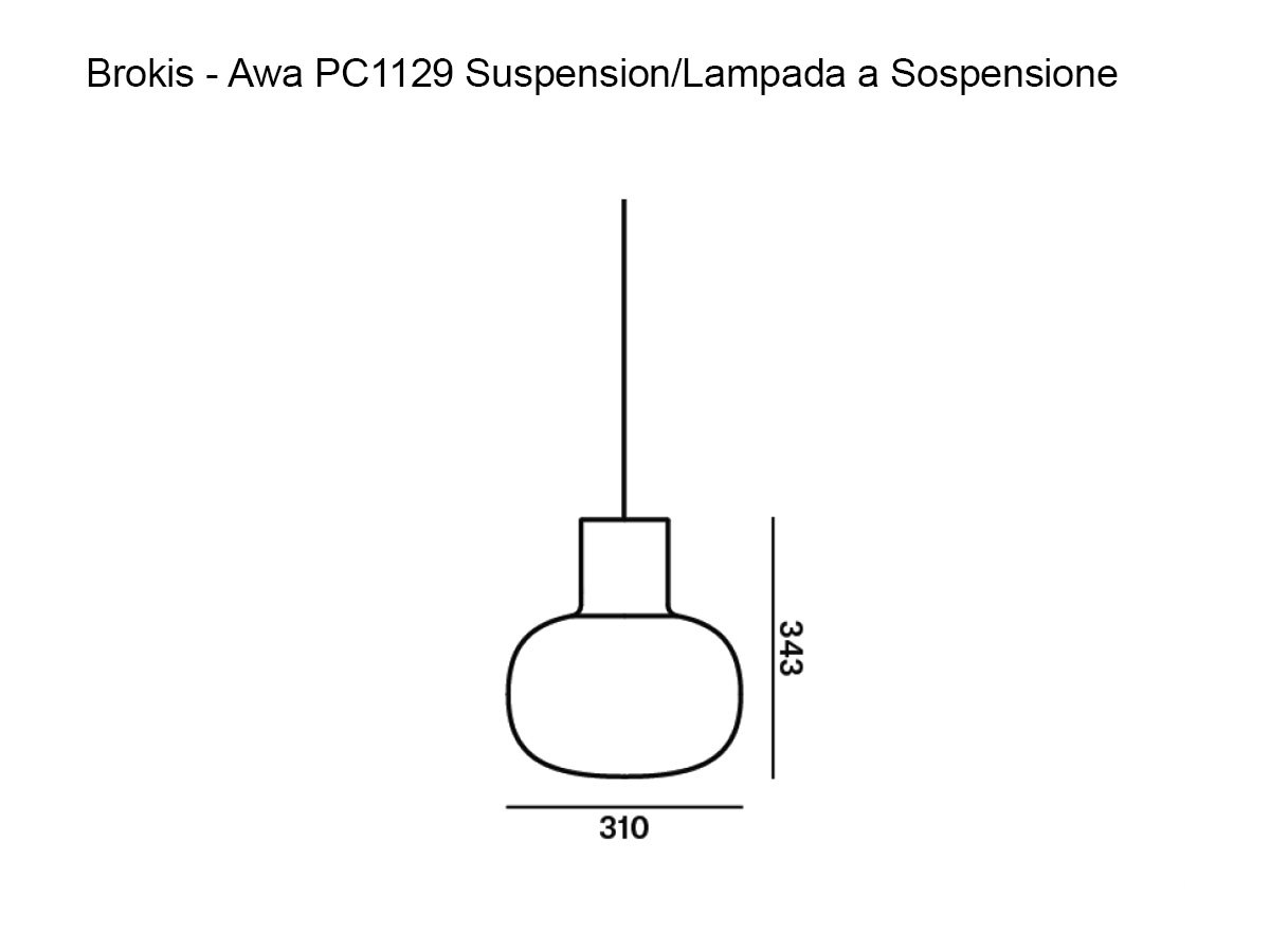 Brokis Awa Pc 1129 Suspension Lamp