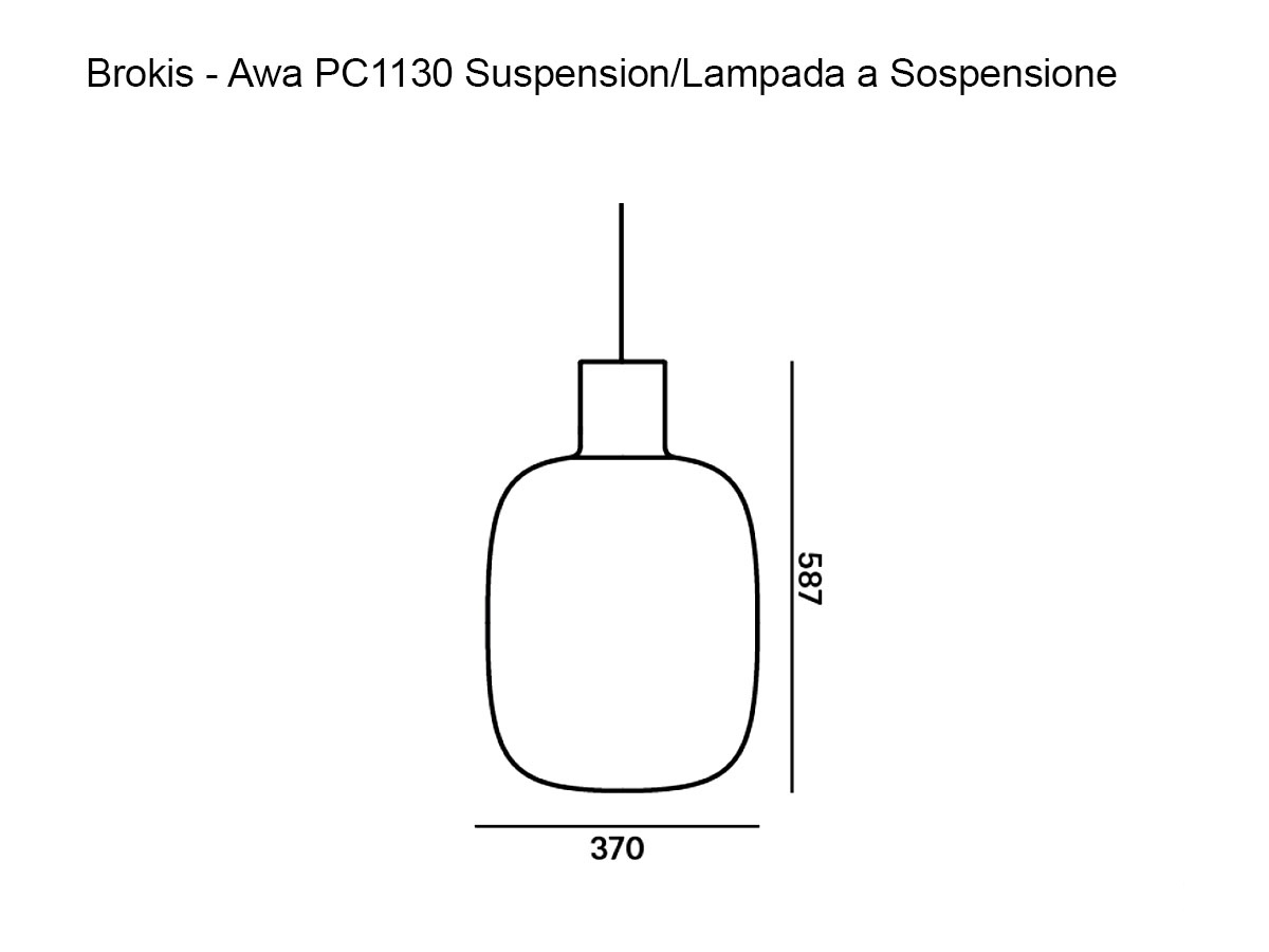 Brokis Awa Pc 1130 Suspension Lamp