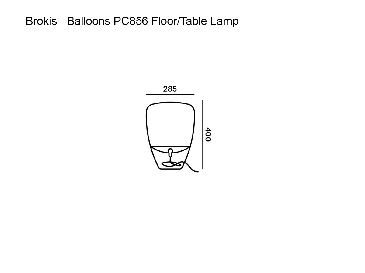 Brokis Balloons Pc856 Floor Table Lamp