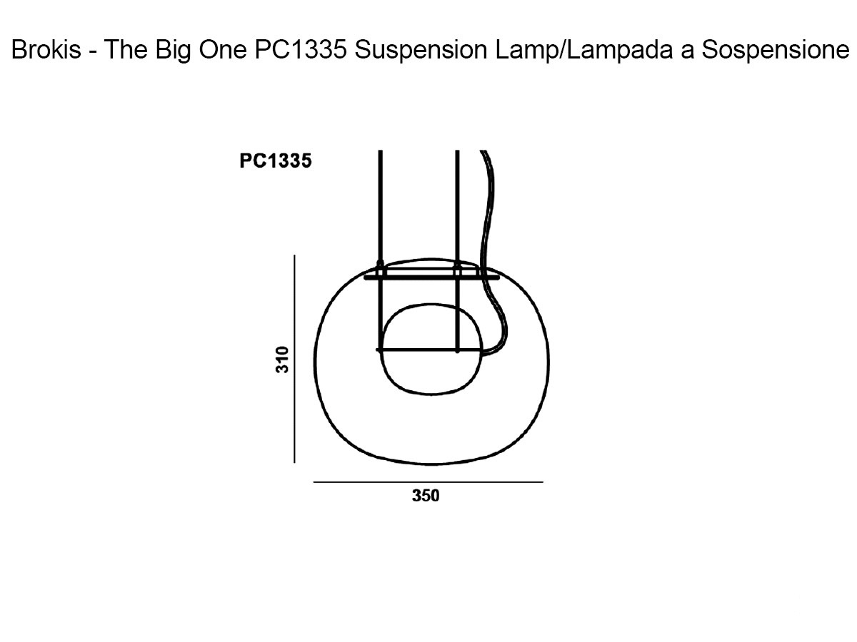 Brokis The Big One Pc1335 Suspension Lamp