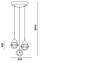 Brokis Capsula Triangle Lampe A Suspension