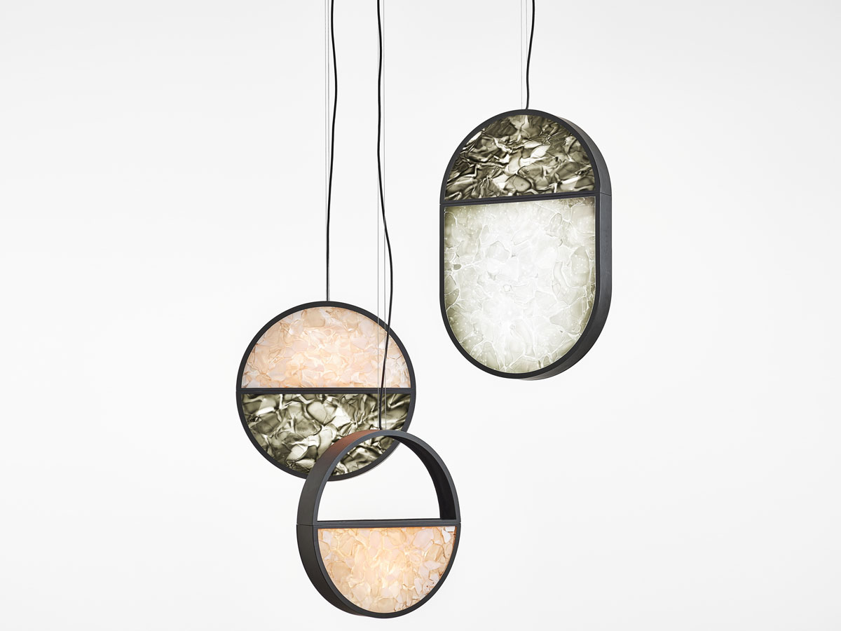 Brokis Geometric Oval Full Top Suspension Lamp