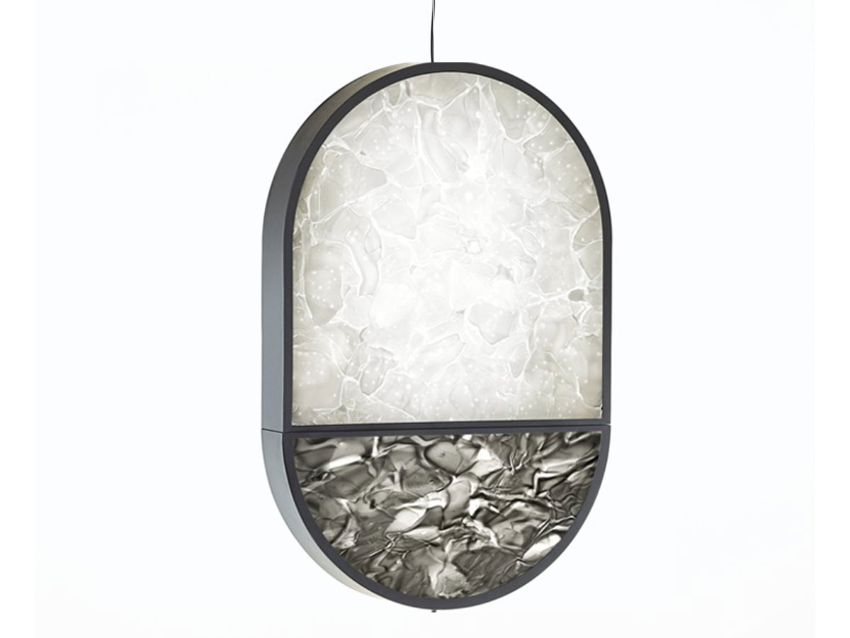 Brokis Geometric Oval Full Bottom Suspension Lamp