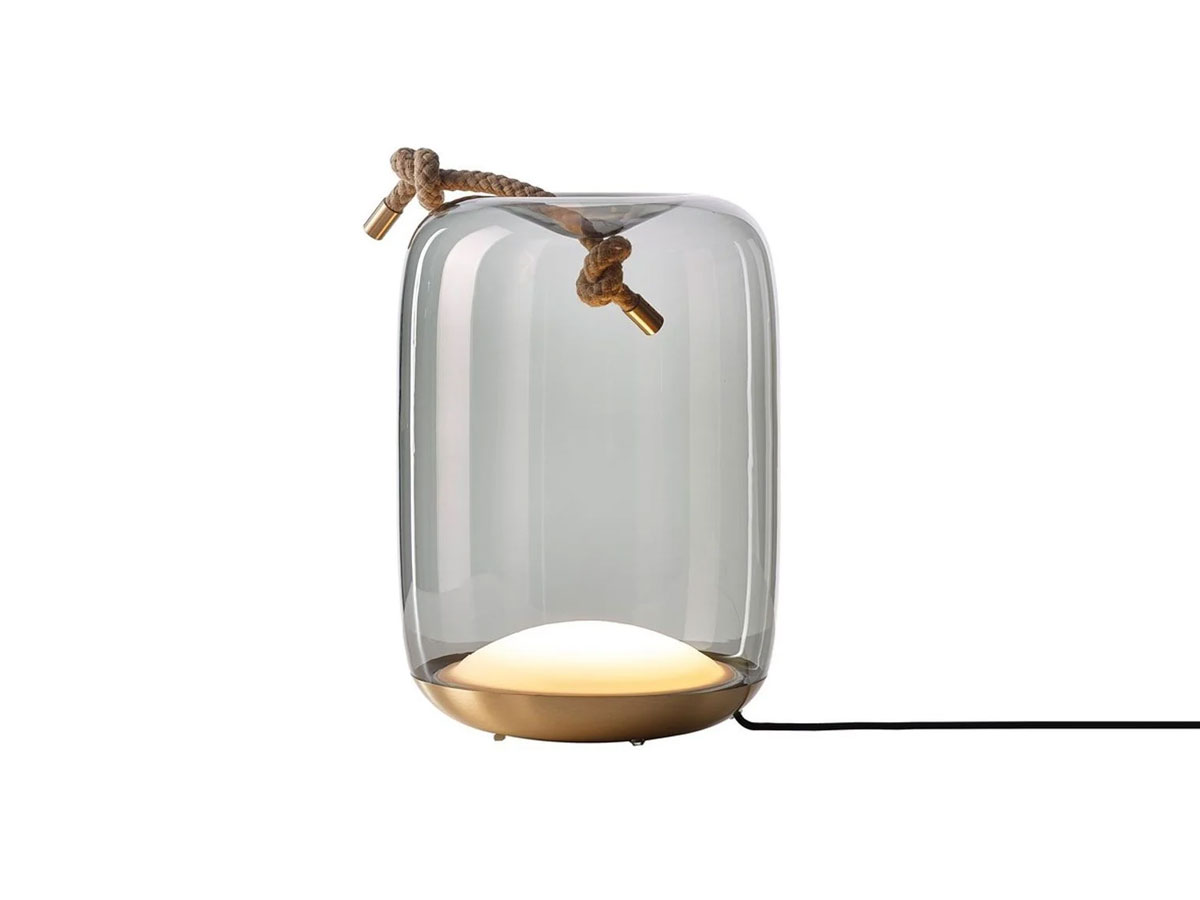 Brokis Knot Cilindro Pc1250 Battery Table Lamp Outdoor Small
