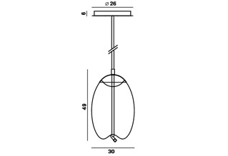 Brokis Knot Uovo Suspension Lamp