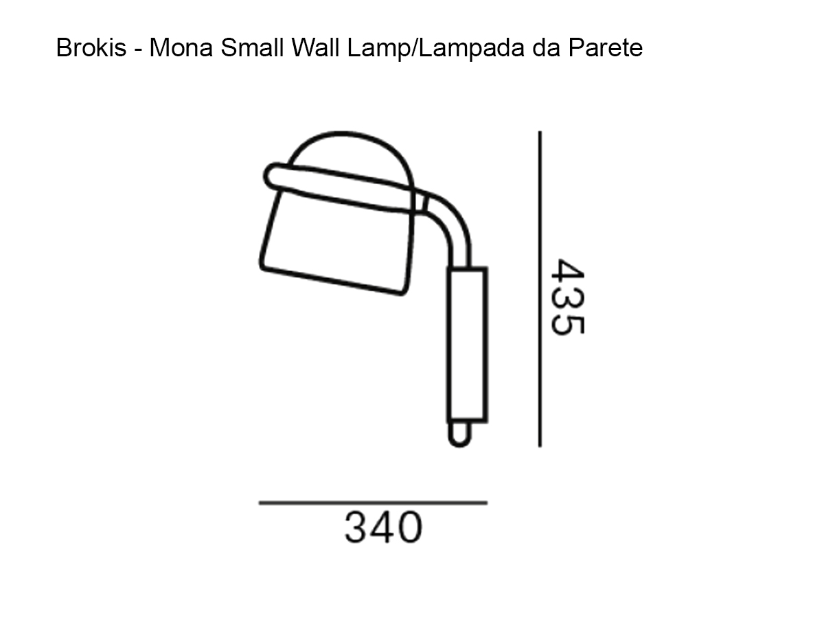 Brokis Mona Small Wall Lamp