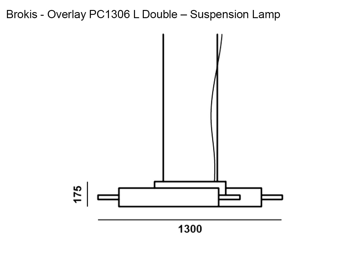 Подвесной светильник Brokis Overlay PC1306 L Double