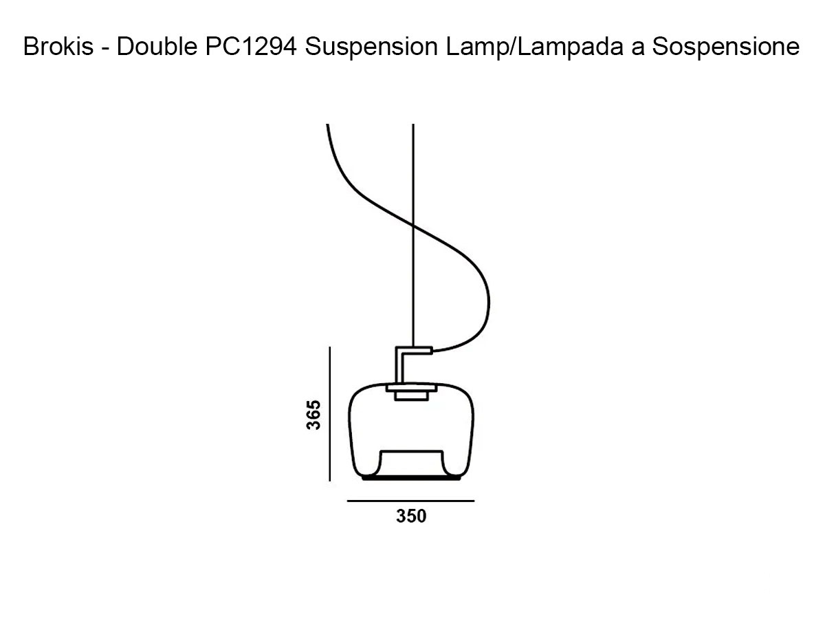 Brokis Double Pc1294 Suspension Lamp