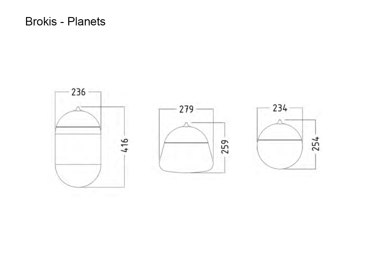 Brokis Planets Collection Suspension Lamp