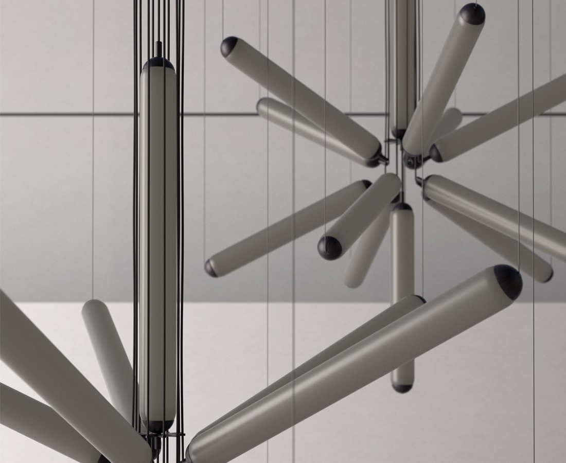 Brokis Puro Sparkle Large Suspension Lamp
