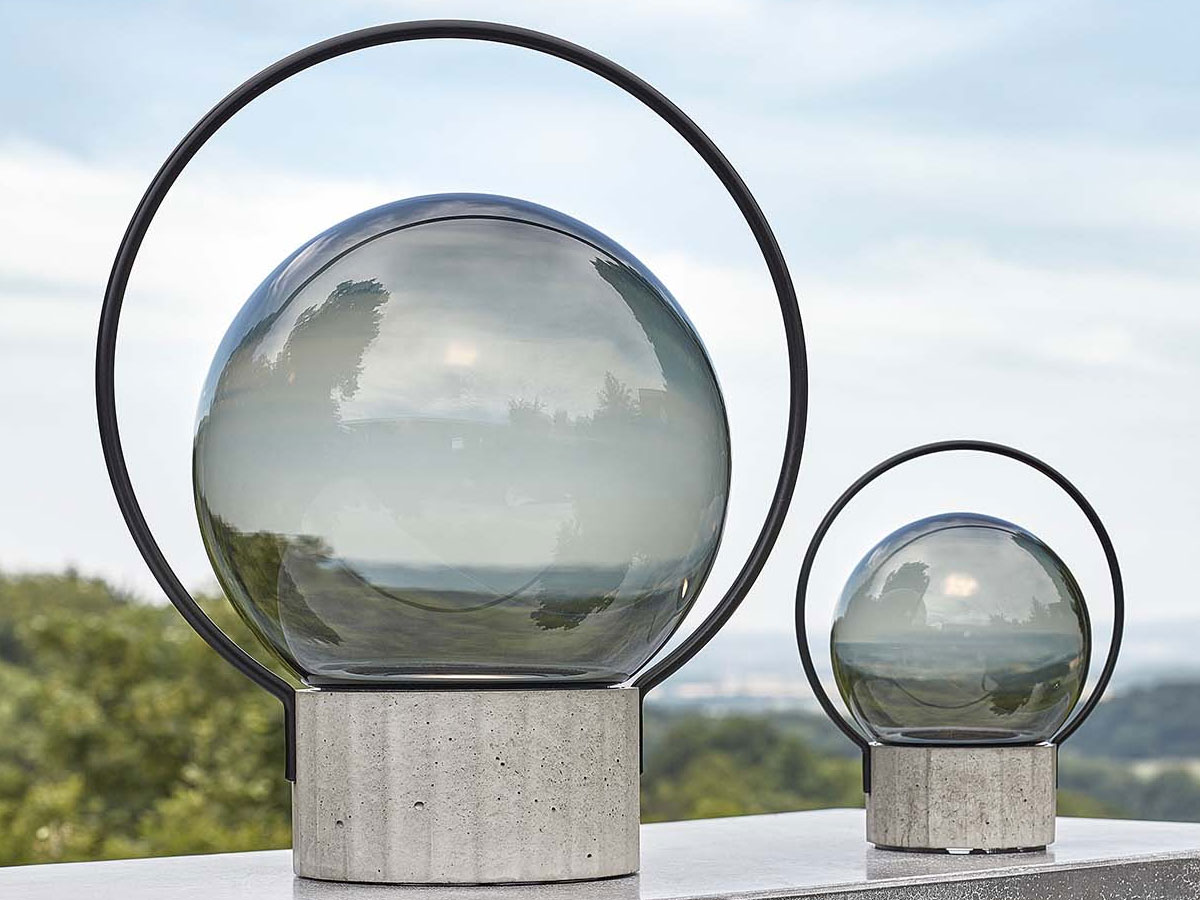 Brokis Sfera Pc1271 Table Floor Lamp Portable Glass Colour Smoke