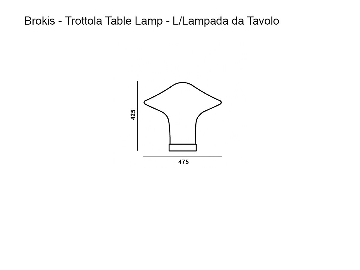 Brokis Trottola Table Lamp L