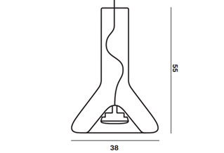 Brokis Whistle Medium Suspension Lamp