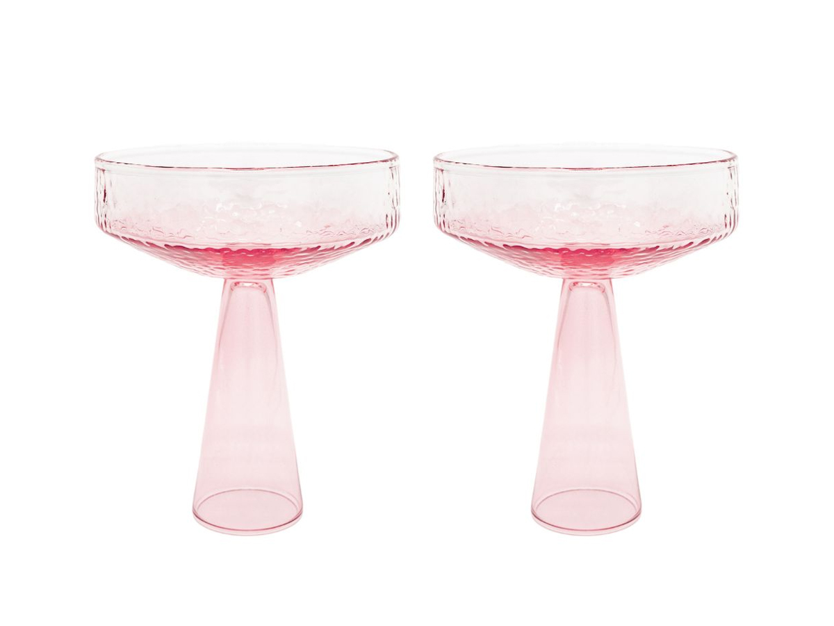 Бокал для коктейля Brût Homeware Claude Coppa Rosa, набор 2