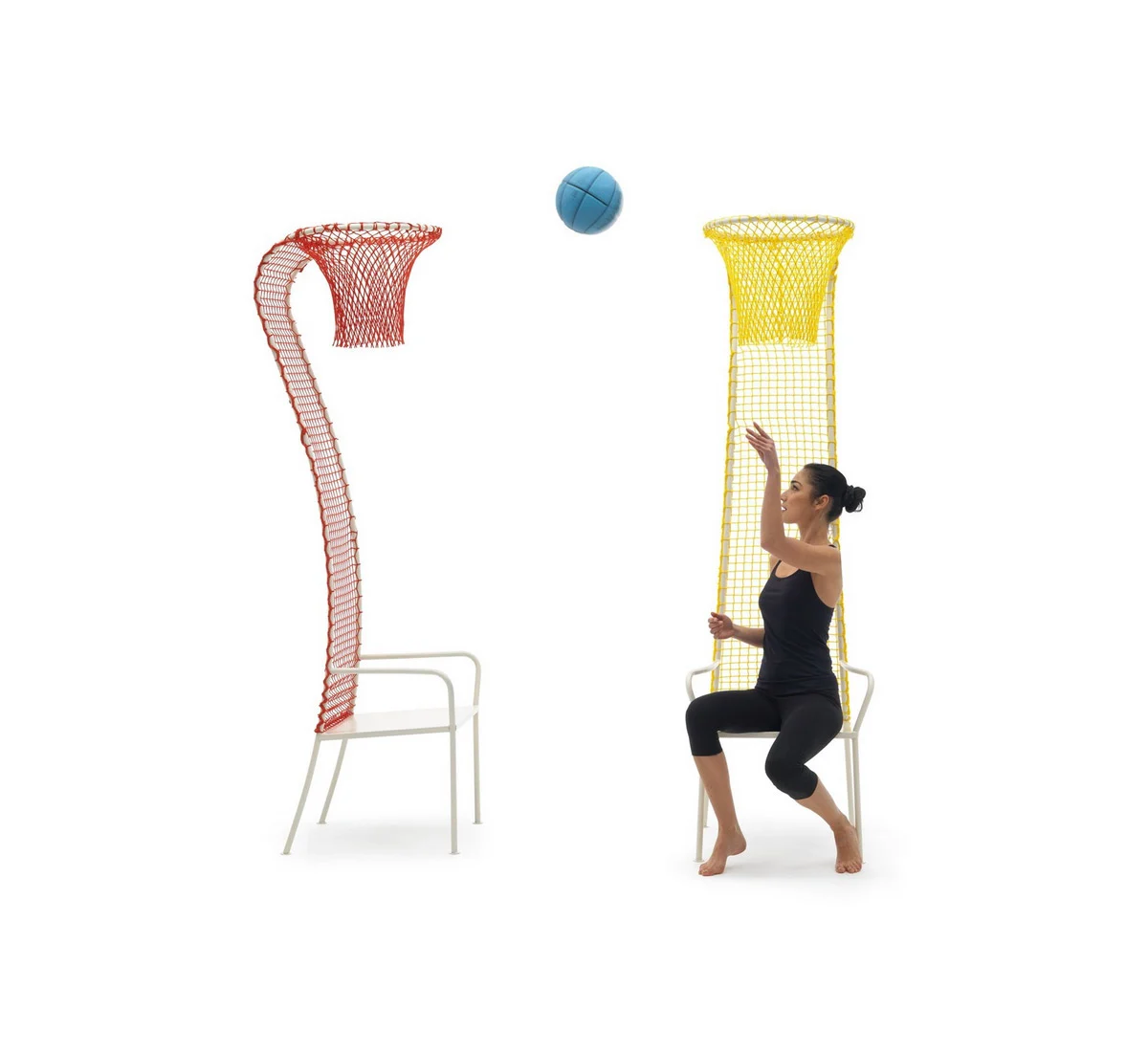 Campeggi Lazy Basketball Chair Red