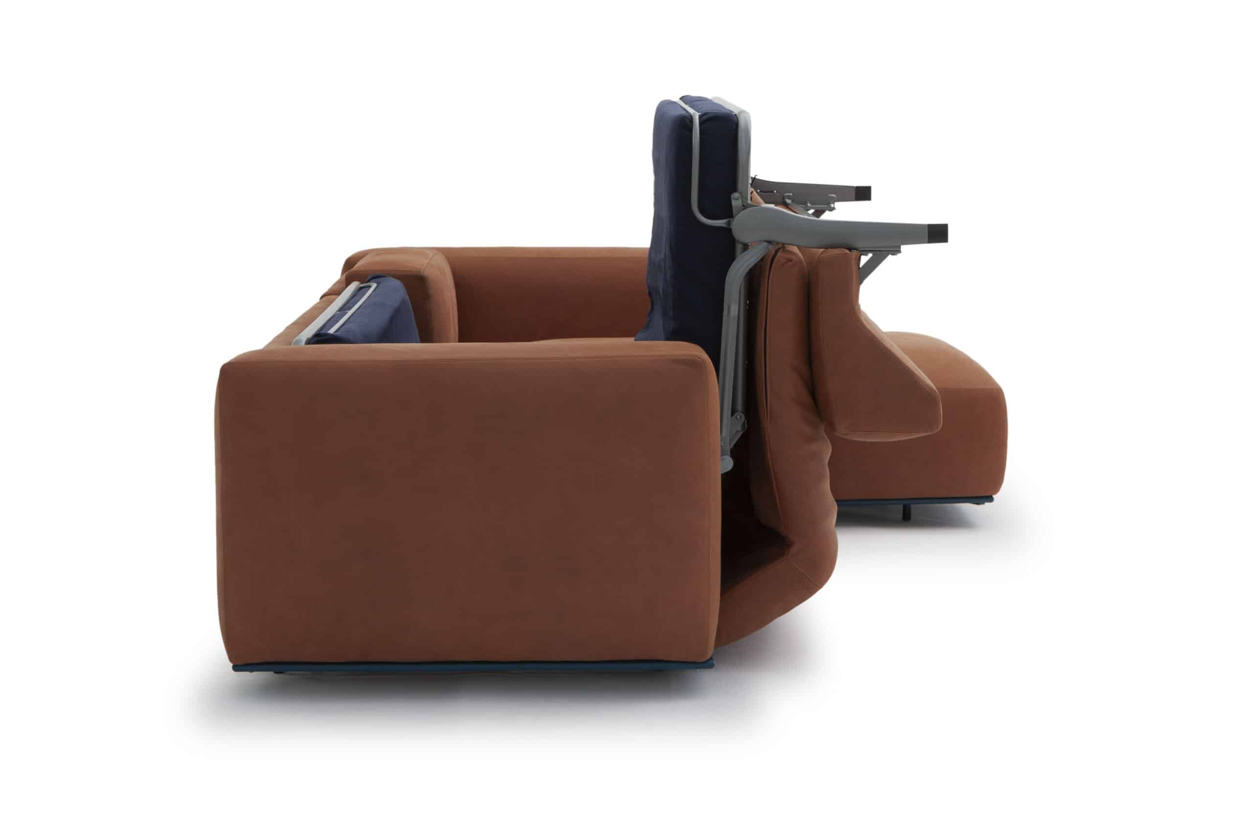 Campeggi Ritz Sofa Bed With Chaise Longue L 302 Cm