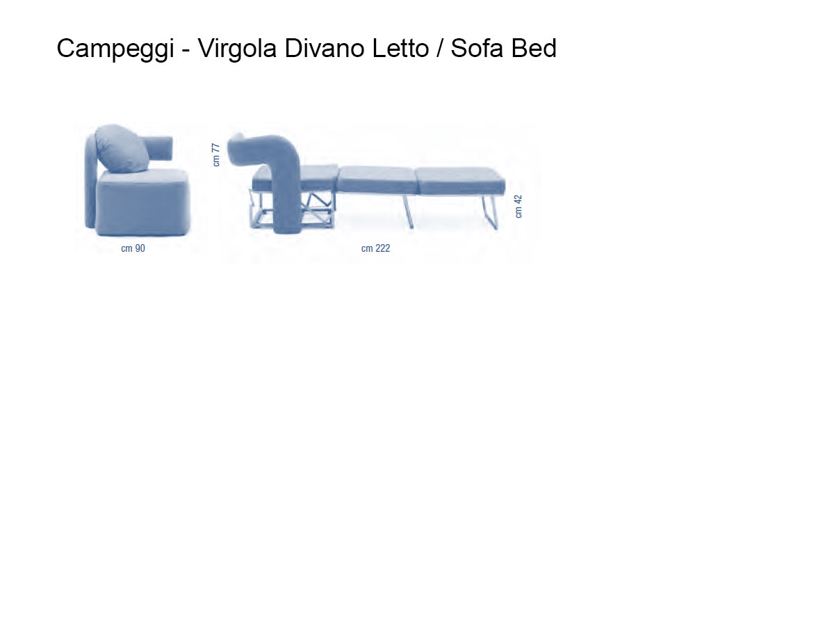 Campeggi Virgola Sofa Bed