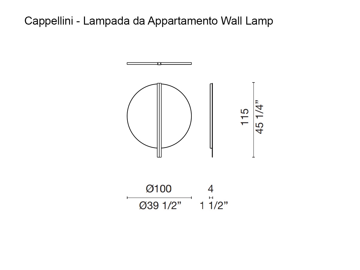 Бра Cappellini Appartamento