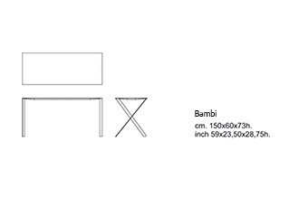 Cappellini Bambi Table Desk Nendo