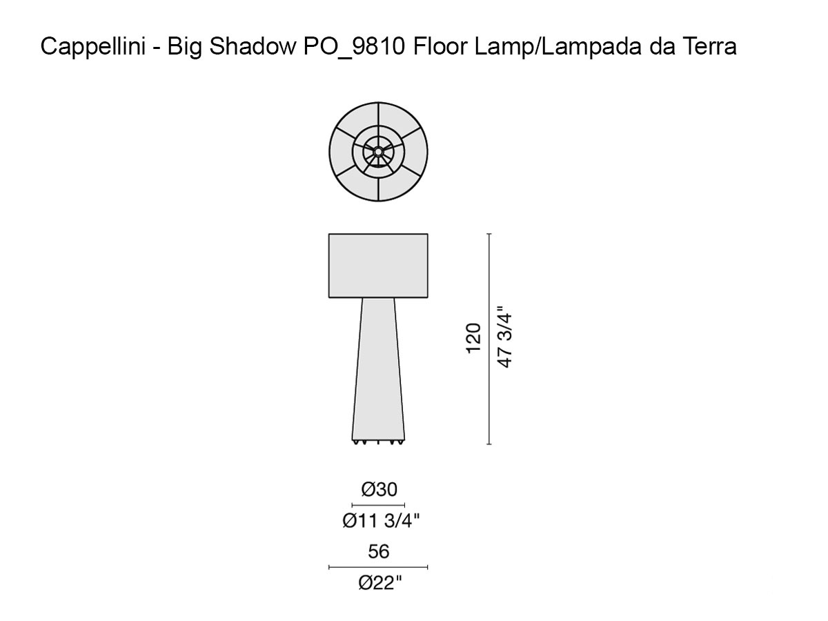Cappellini Big Shadow Floor Lamp