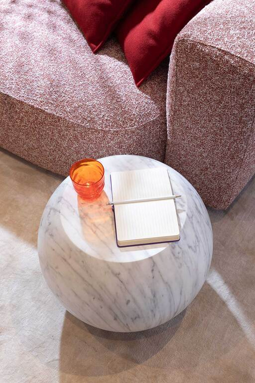 Cappellini Bong Coffee Table White Carrara