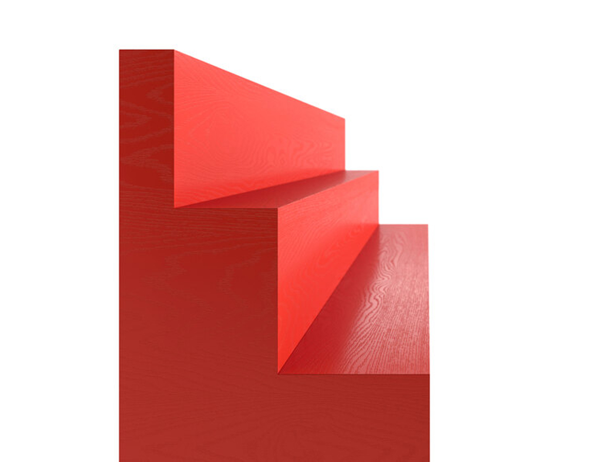 Cappellini Red Bookcase