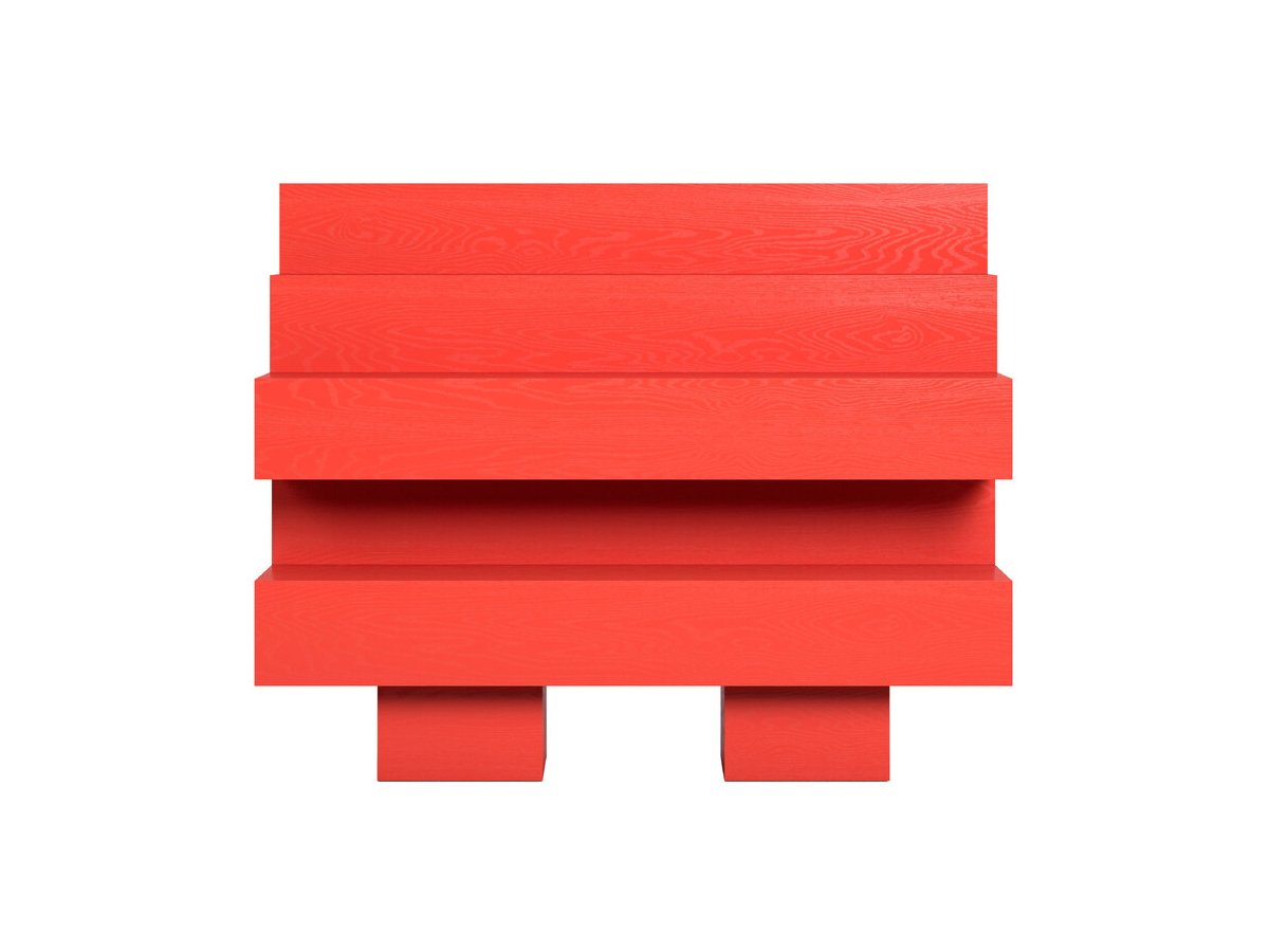 Cappellini Red Bookcase