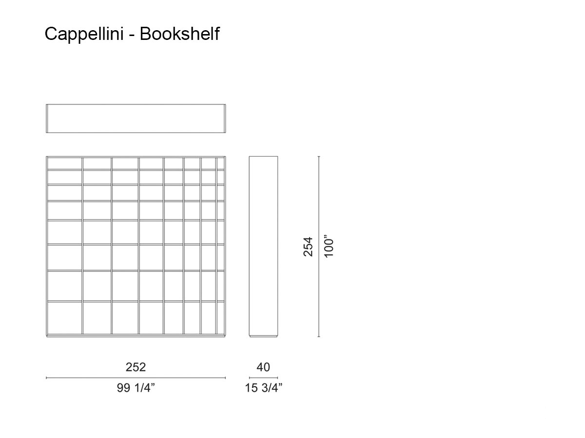 Стеллаж Cappellini Bookshelf