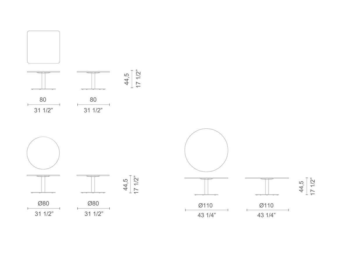 Cappellini Break Lido Coffee Table Outdoor