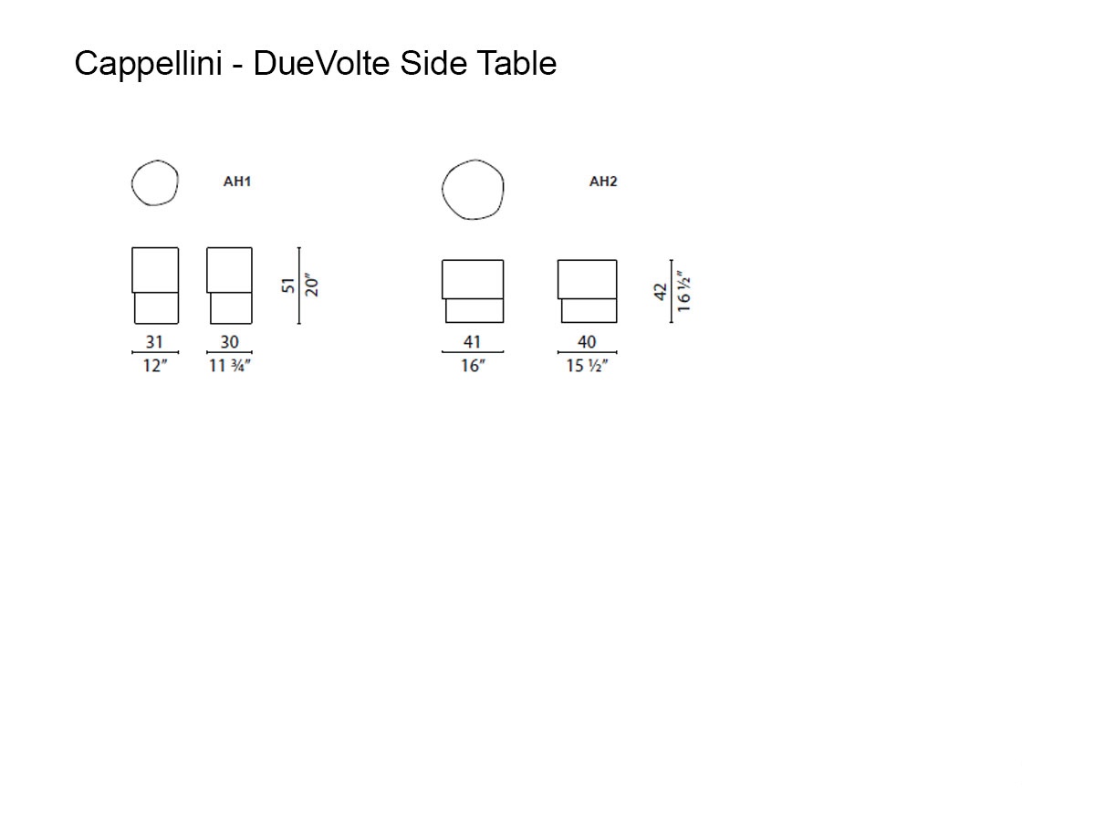 Cappellini Duevolte Side Table