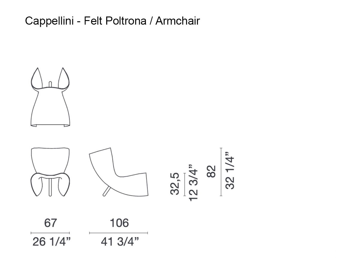 Cappellini Felt Chair