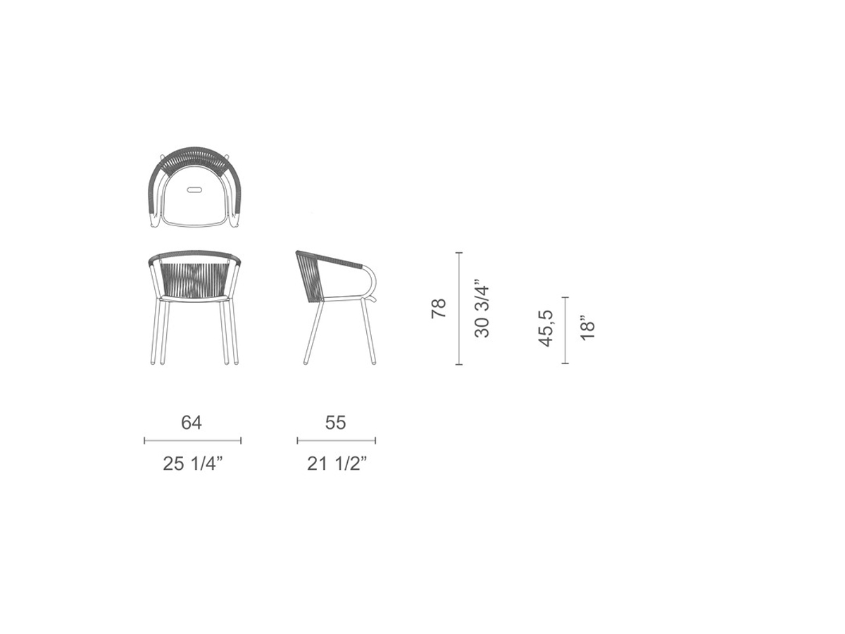 Cappellini Gilda Lido Outdoor Chair