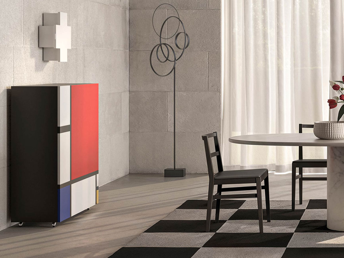 Cappellini Homage To Mondrian Sideboard
