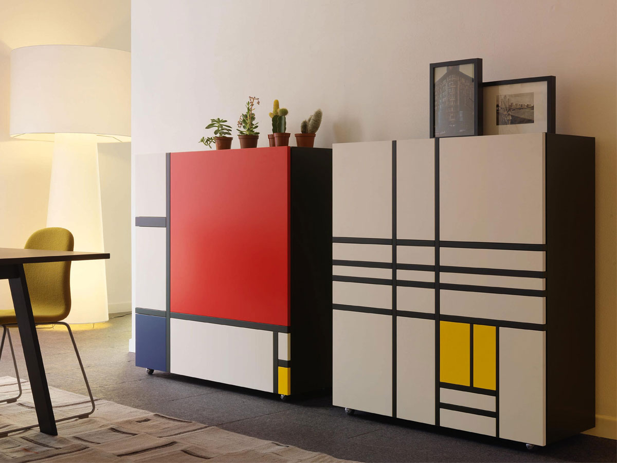 Cappellini Homage To Mondrian Sideboard