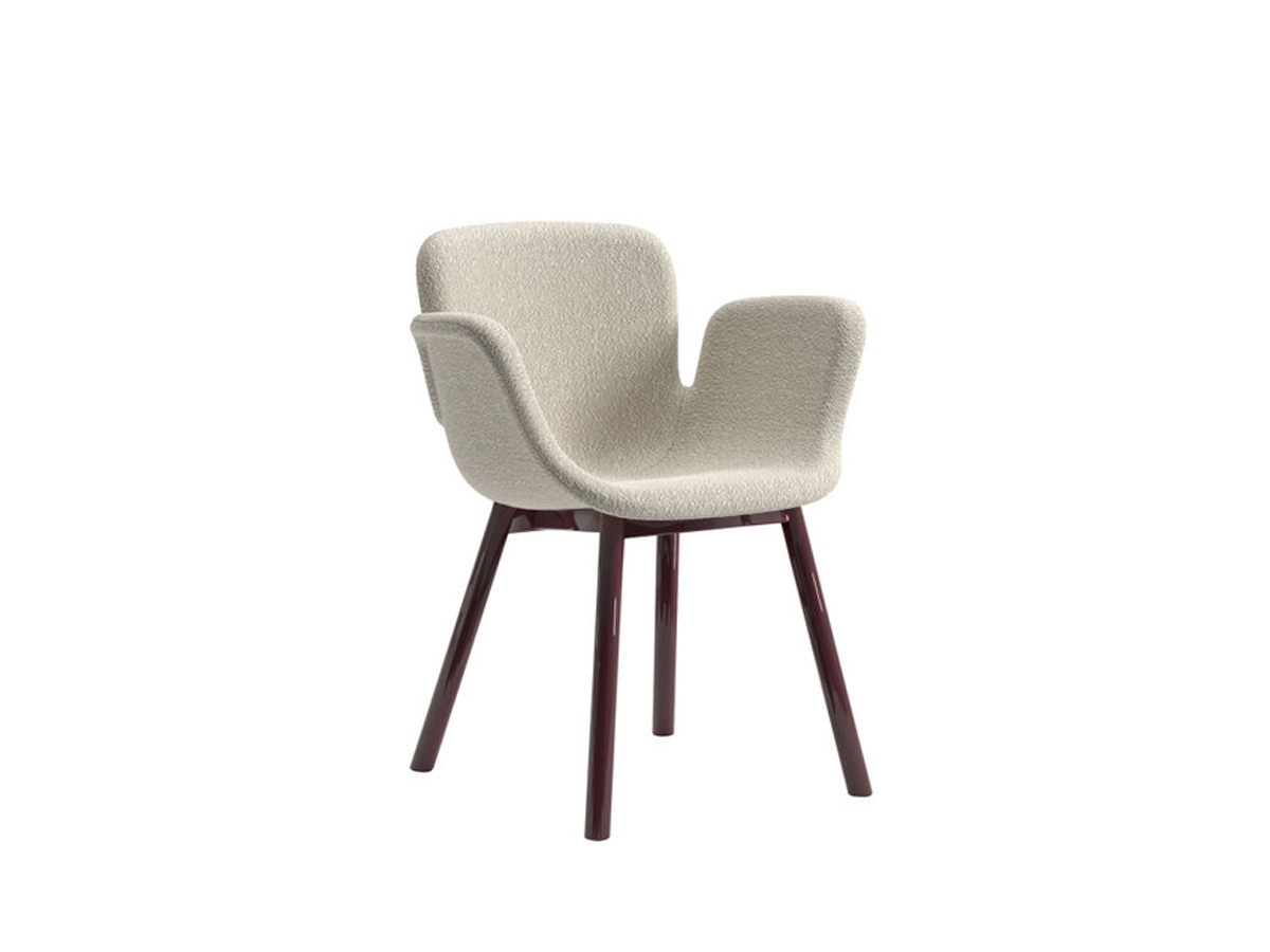 Cappellini July Soft Plus Chair Wooden Legs