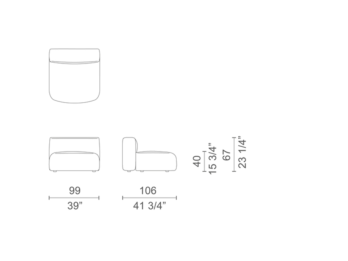 Cappellini Litos Lido Outdoor Modular Sofa