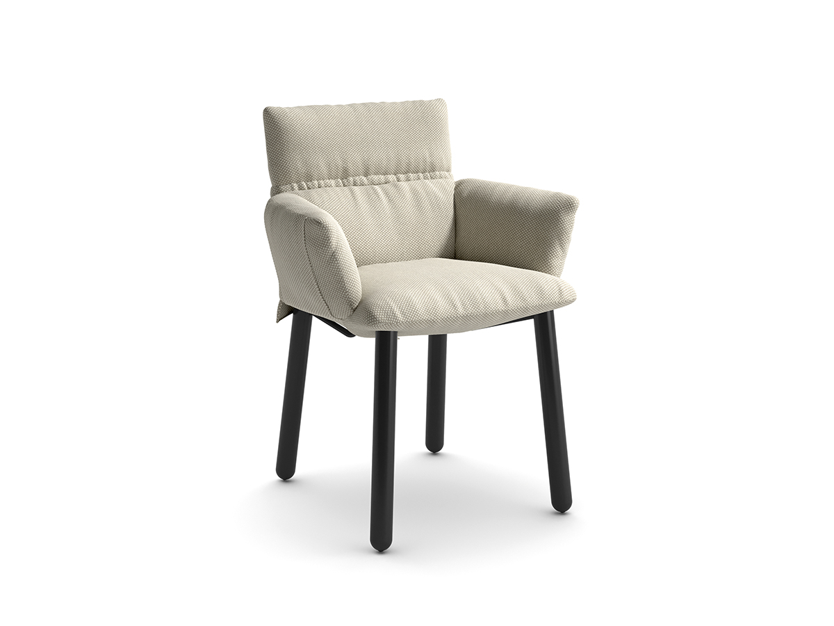 Cappellini Ludina Chair Wooden Legs