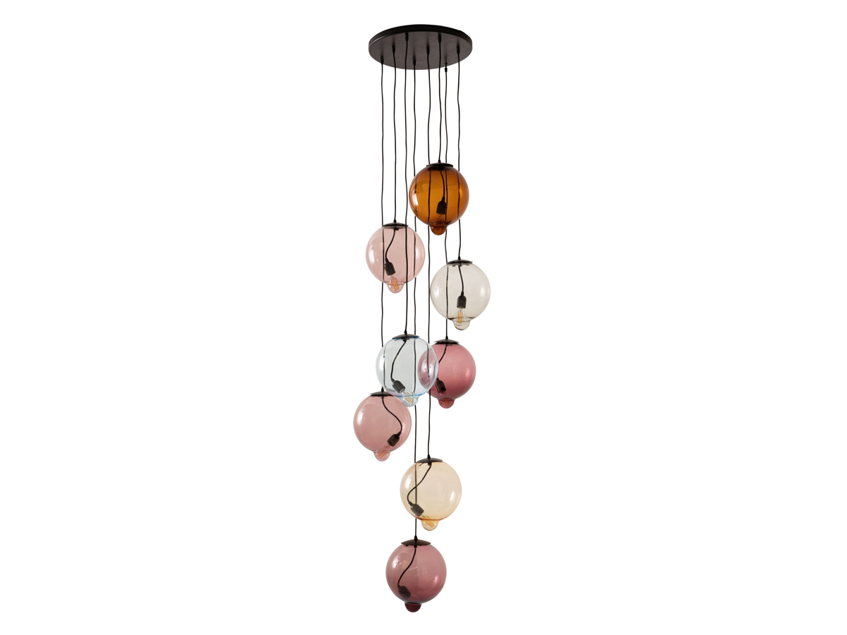 Cappellini Meltdown Suspension Lamp 8 Diffusers