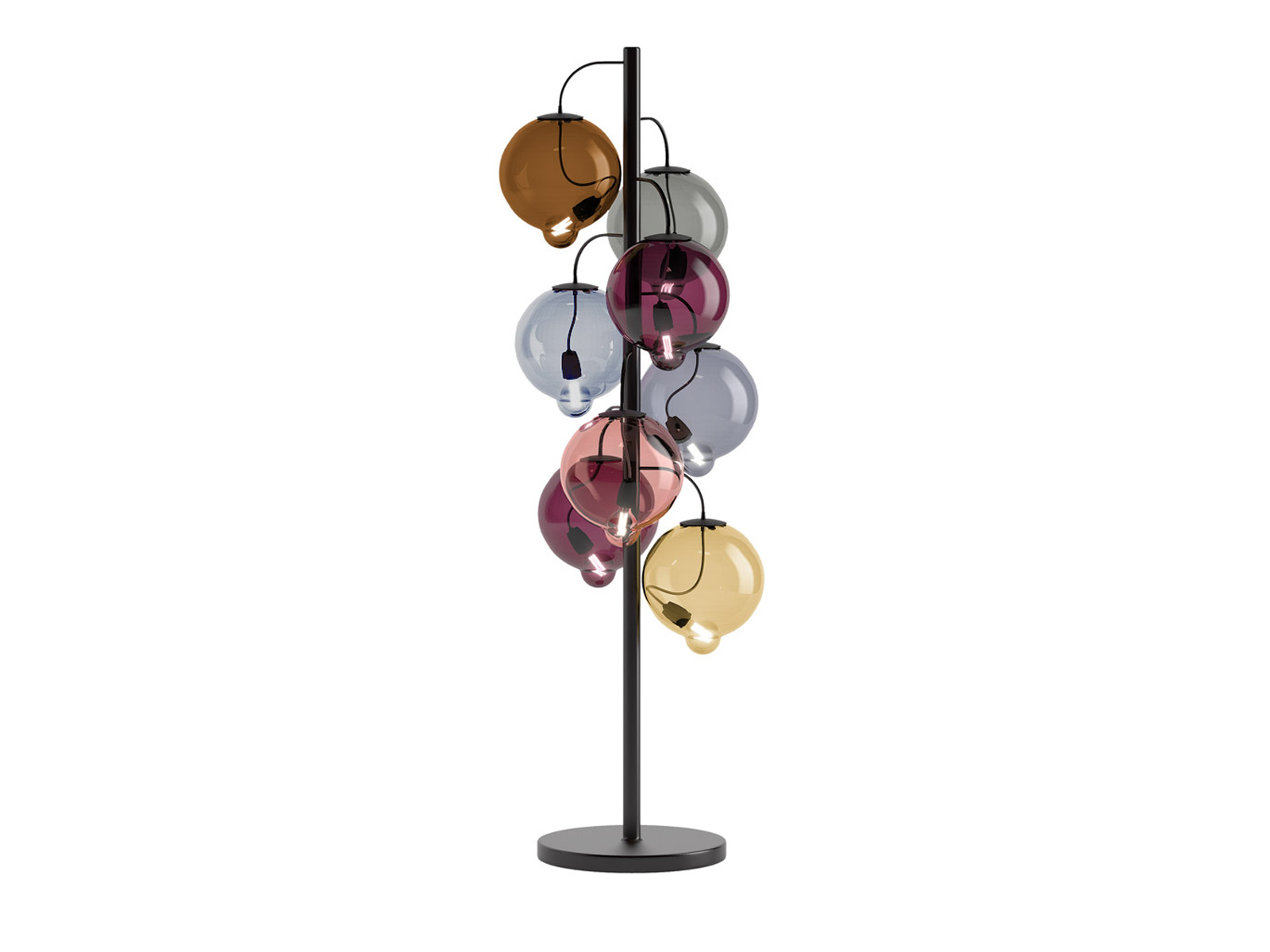 Cappellini Meltdown Floor Lamp 8 Shades
