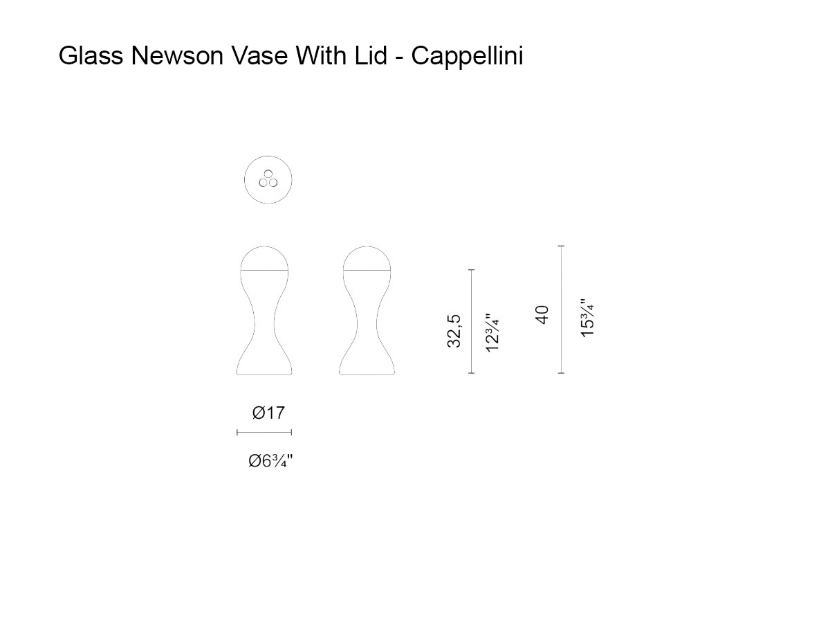 Cappellini Glass Newson Vase
